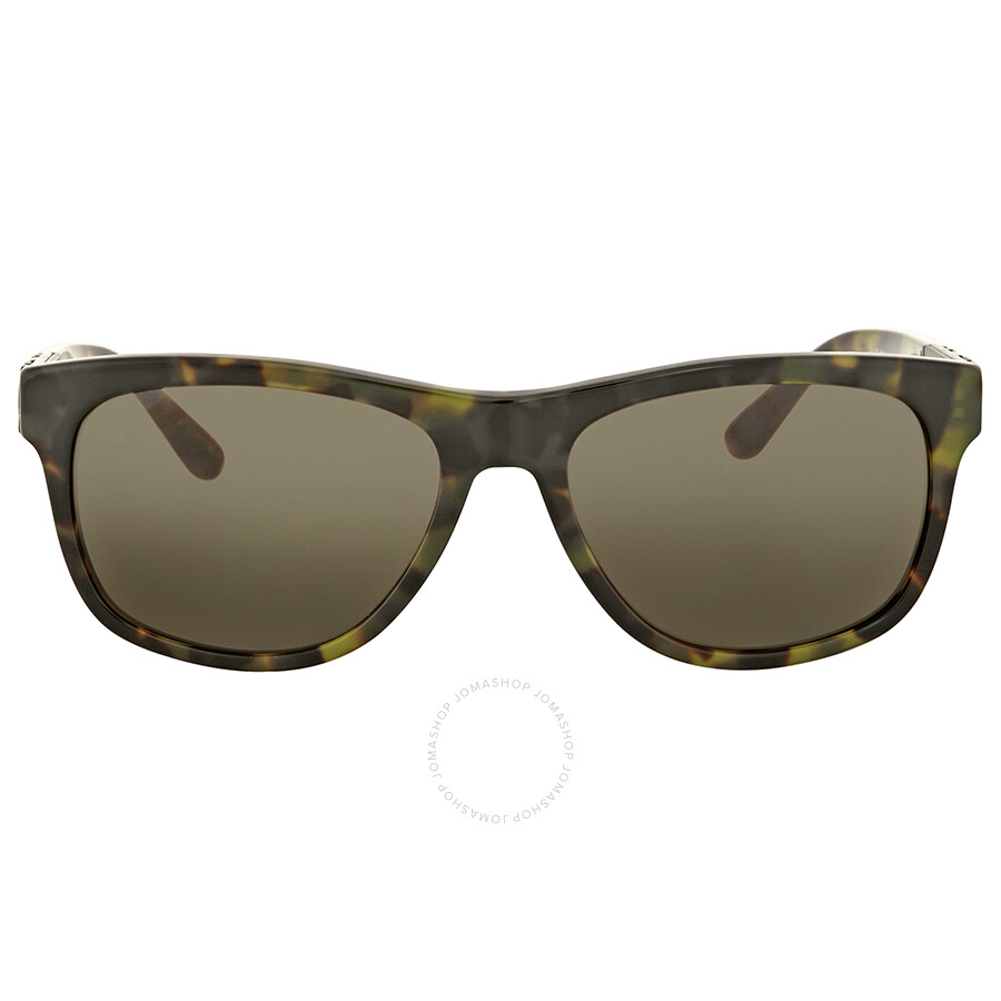 Burberry Rectangular Green Havana Sunglasses BE4234 328073 57