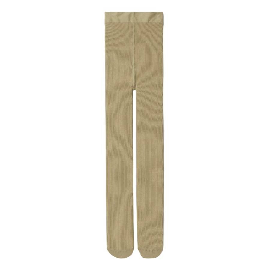 Burberry Ribbed Wool Blend Tights In Flax