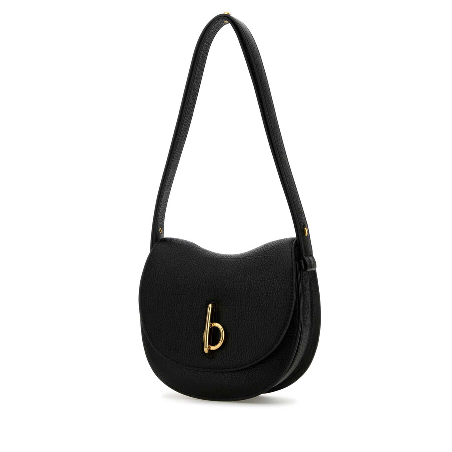 Burberry Women's Elegant Leather Bag For All Occasions In Black