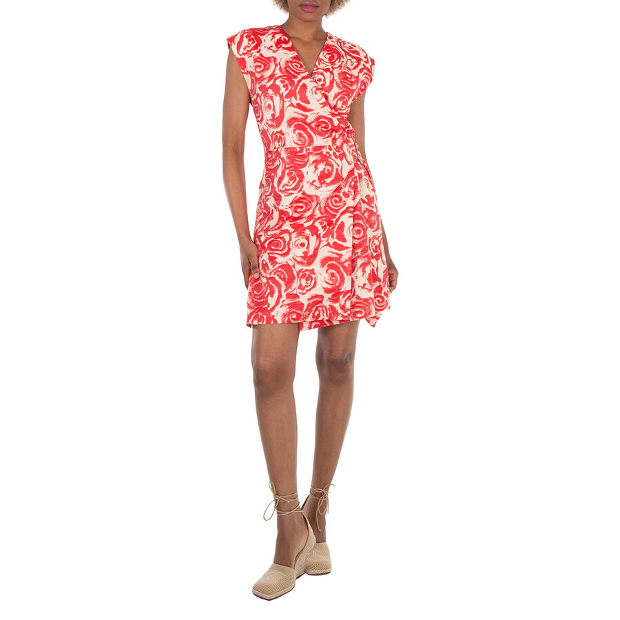 Rose Cotton Blend Dress