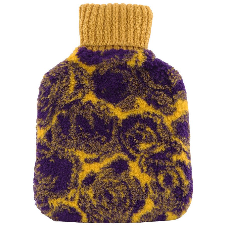 Burberry Rose Pattern Fleece Hot Water Bottle
