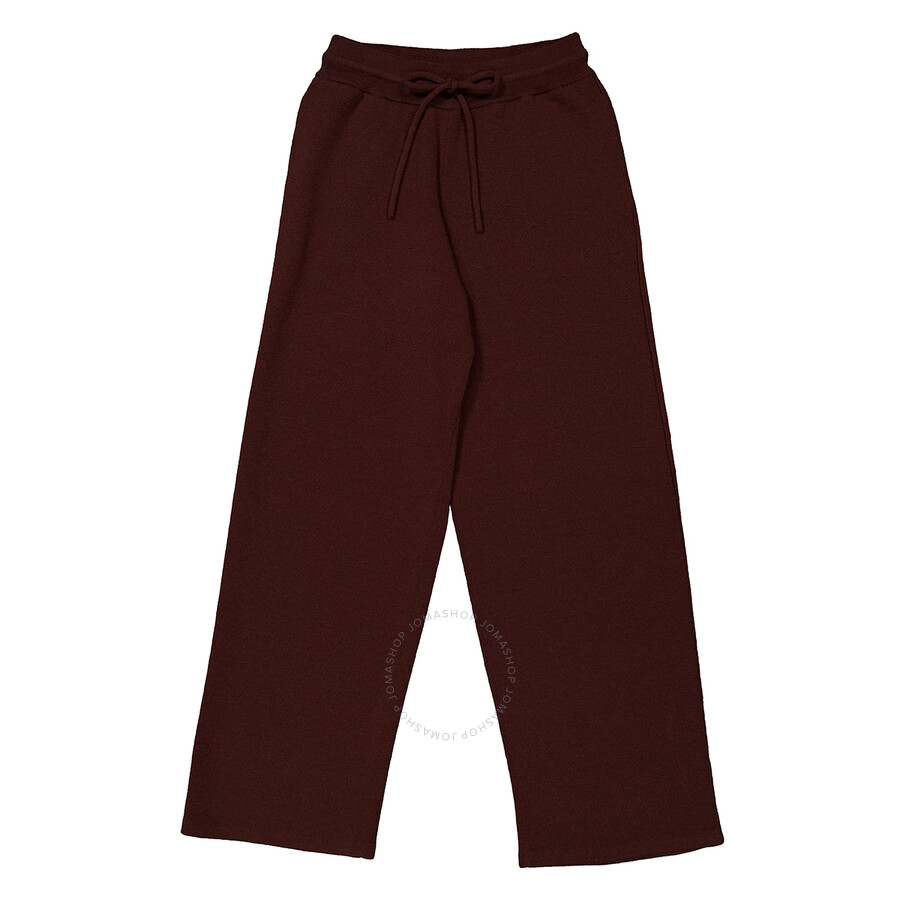 Burberry Rose Print Wool Track Pants