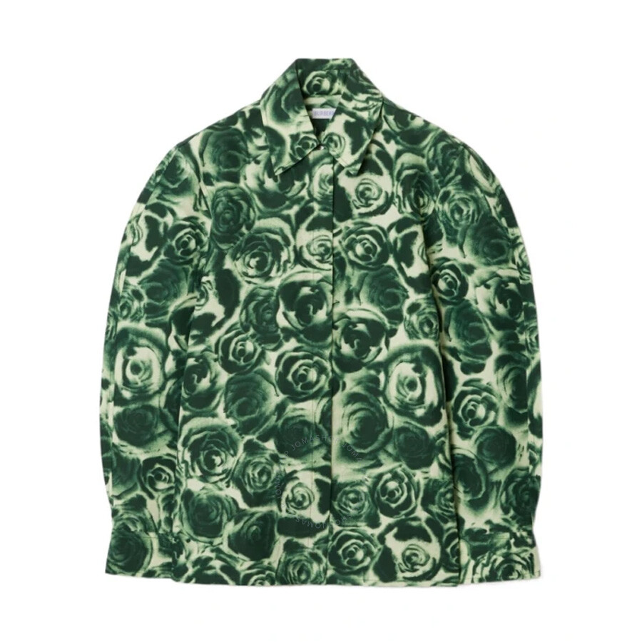 Burberry Floral Pattern Long-sleeved Shirt