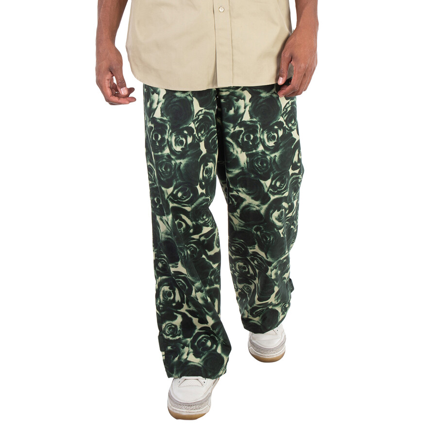 Rose Waxed Cotton Trousers