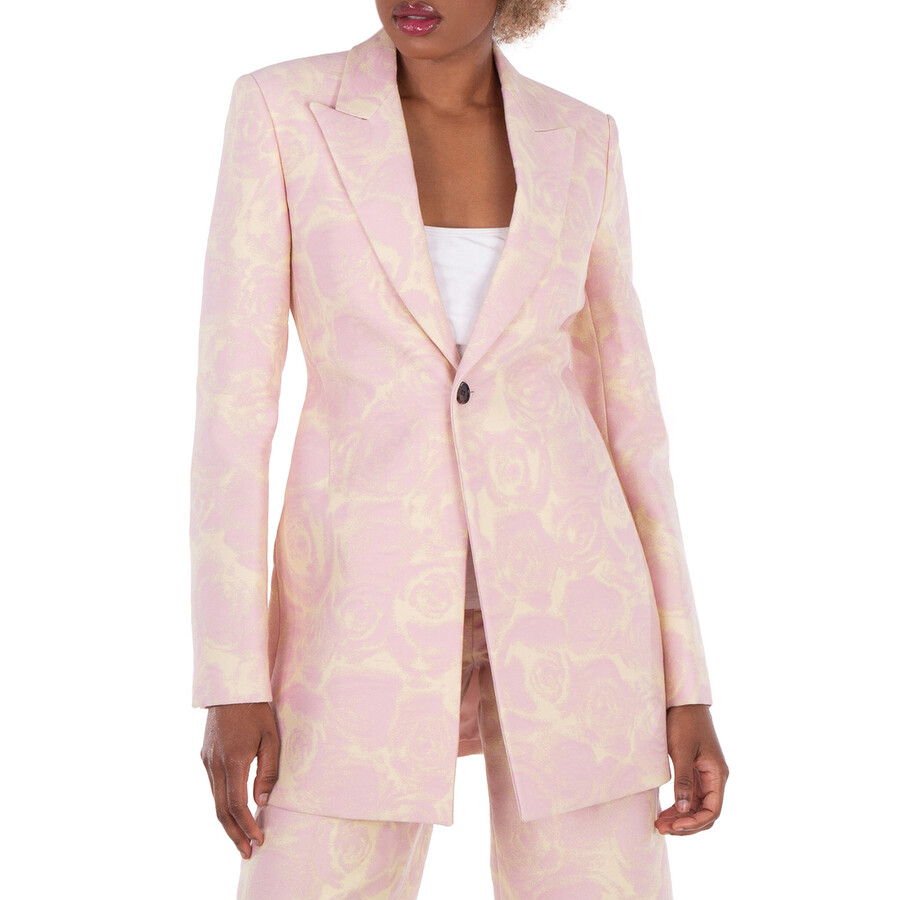 Rose Wool Tailored Jacket