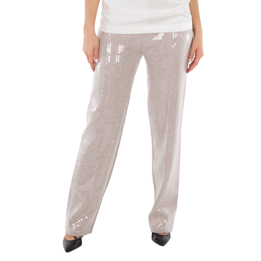 Sequins Embellished Carina Cashmere Pants
