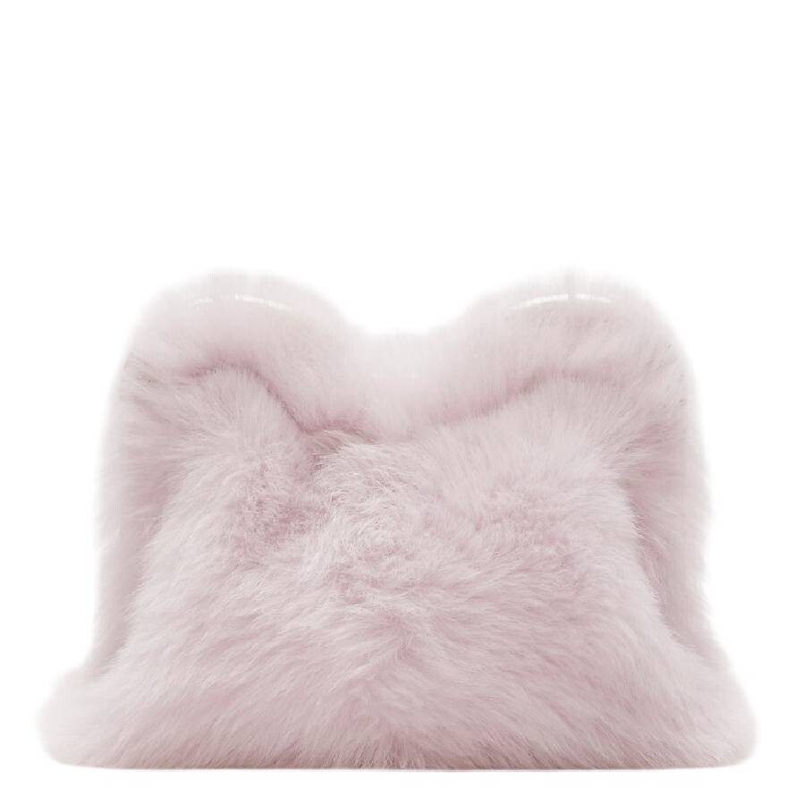 Burberry Shearling B-shaped Clutch