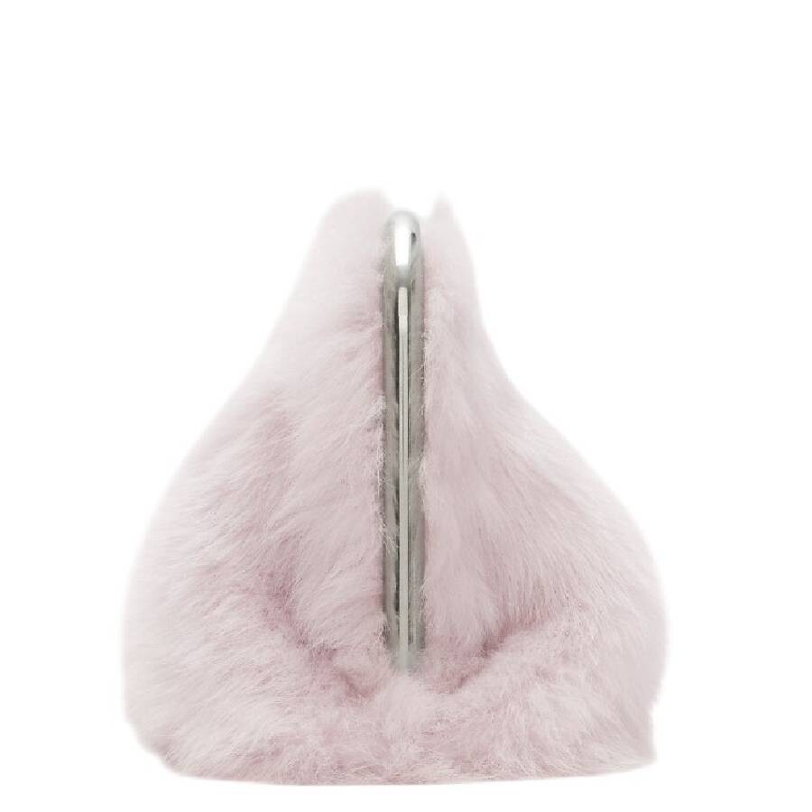 Burberry Shearling B-shaped Clutch