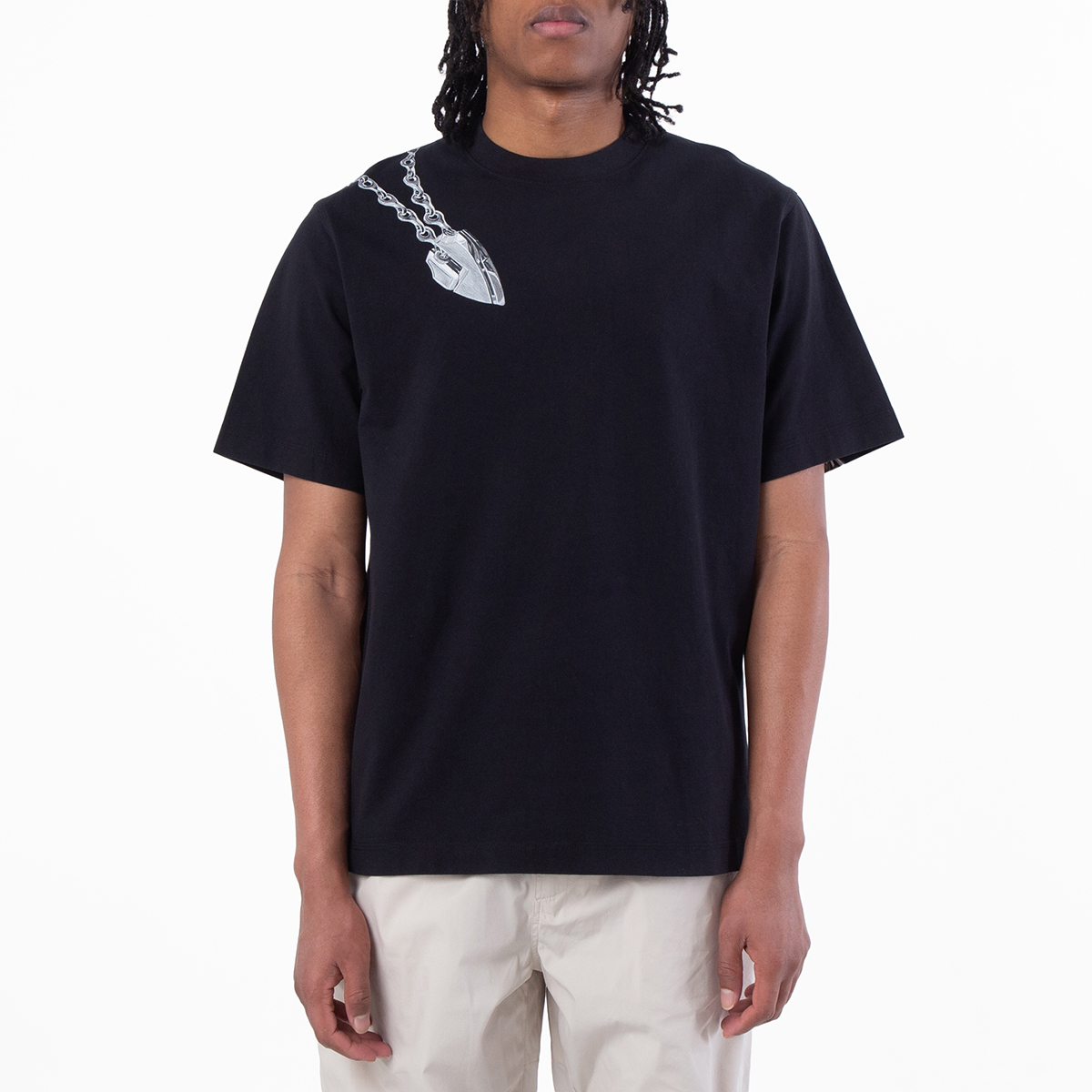 Burberry Shield Crewneck Cotton T-Shirt, Size XX-Large 8088177