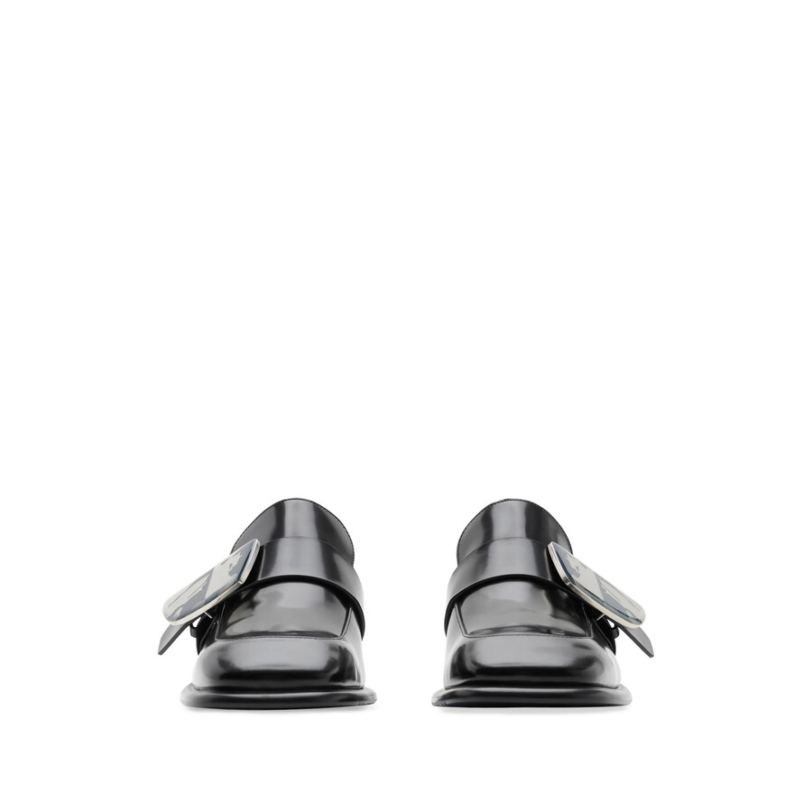 Burberry Shield Leather Loafers