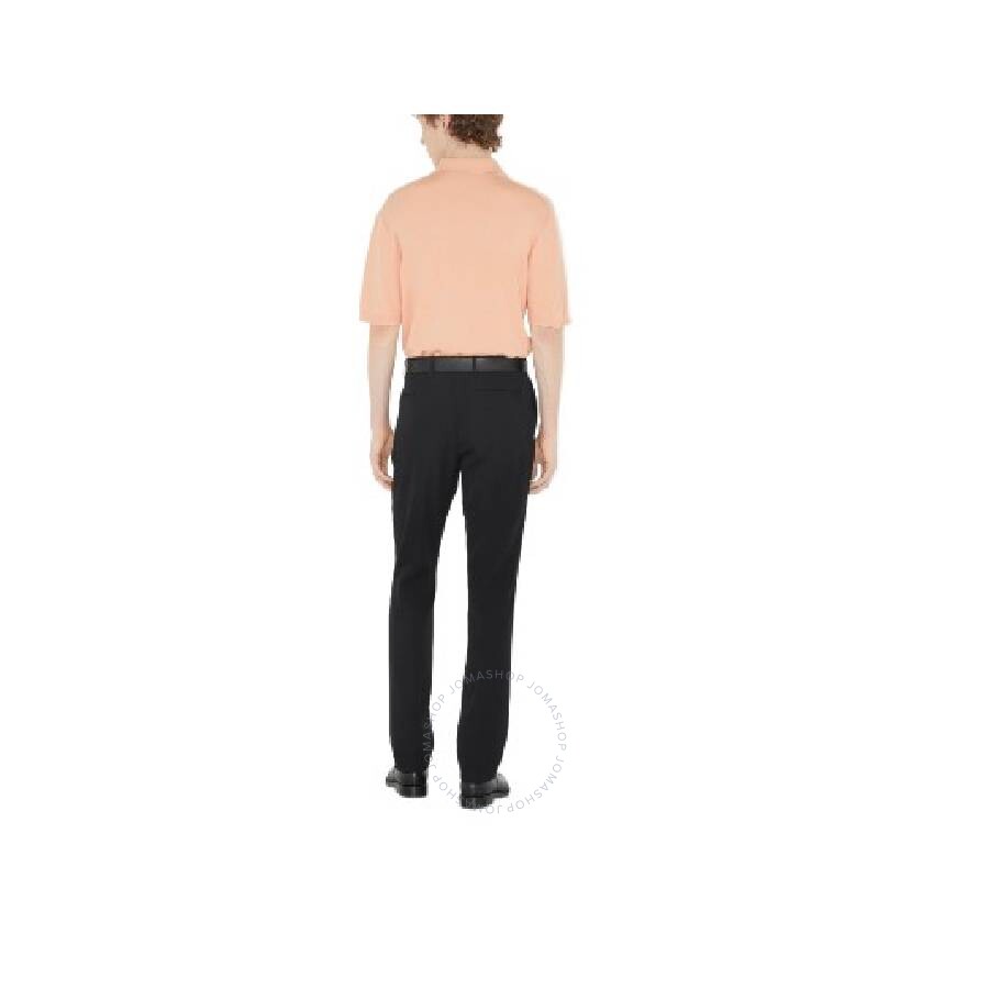 Burberry Short Sleeve Collar T-shirt In Pink/orange