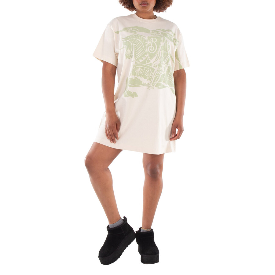 Short Sleeve Equestrian Knight Cotton Dress