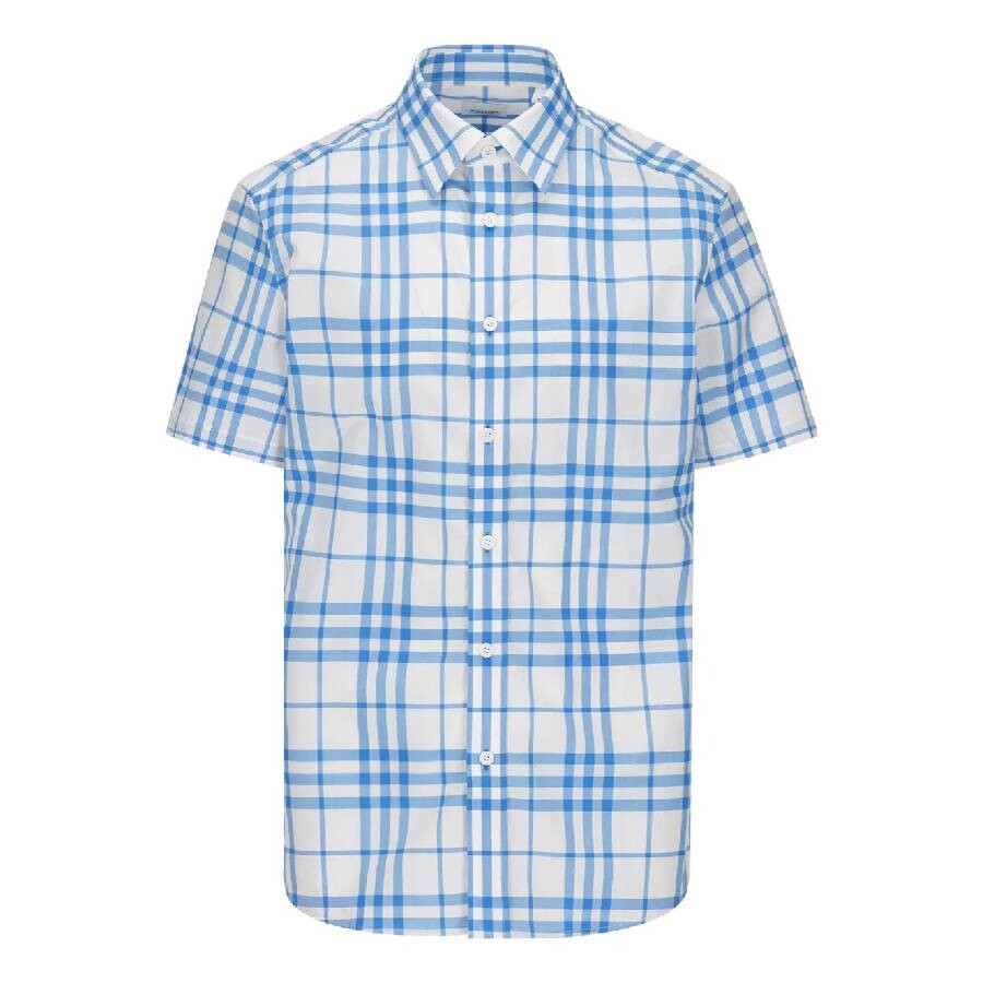 Short Sleeves Check Pattern Shirt