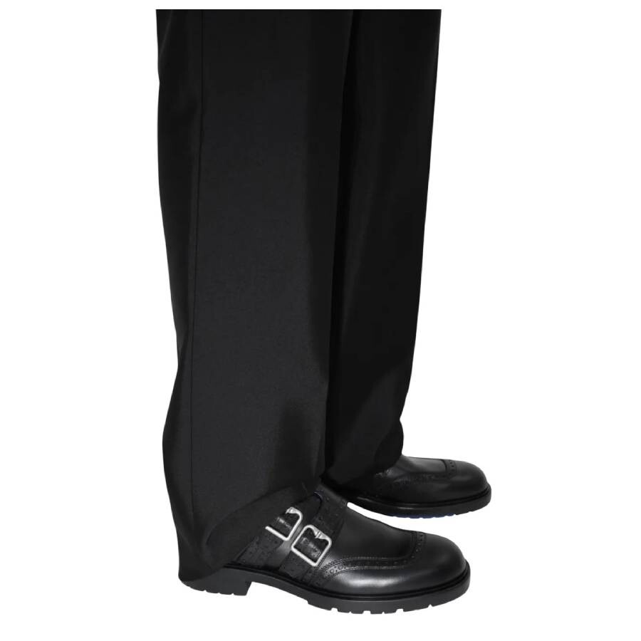 Burberry Leather Soho Monk Shoes