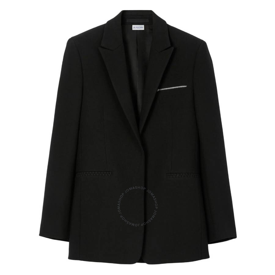 Burberry Single-breasted Wool Tailored Jacket