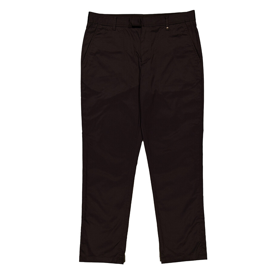 Slim-Cut Monogram-Motif Chinos