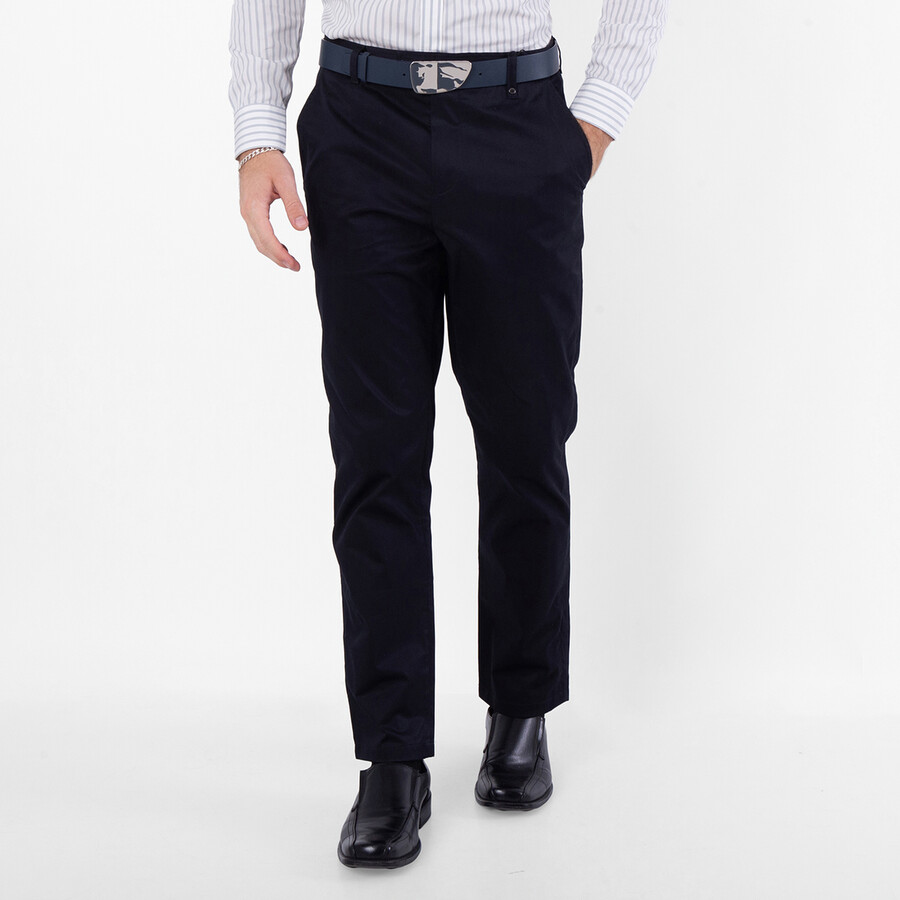 Slim-Cut Monogram-Motif Chinos