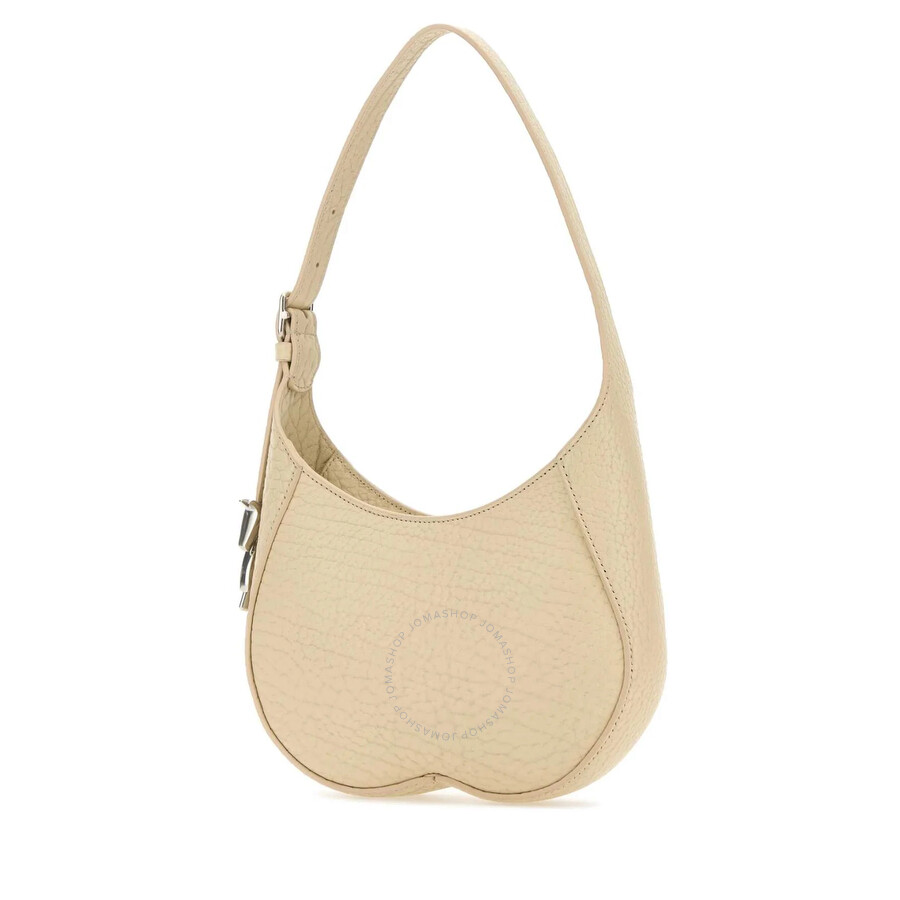 Burberry Sand Leather Small Chess Shoulder Bag