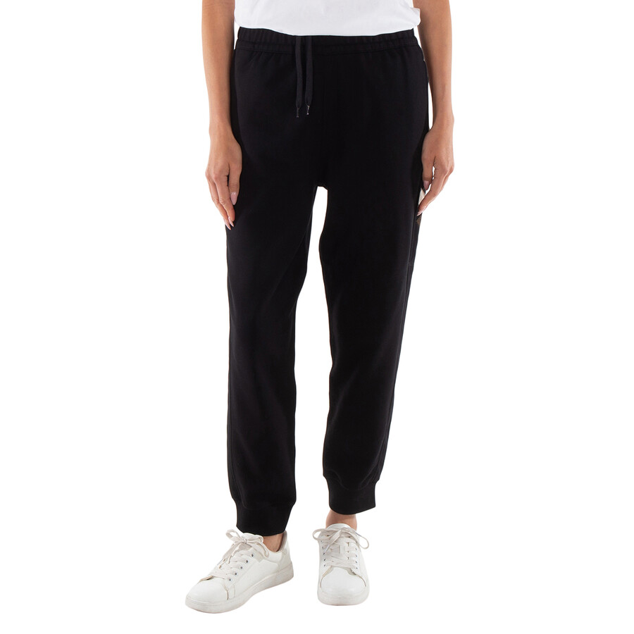 Stephan Check Trim Cotton Joggers