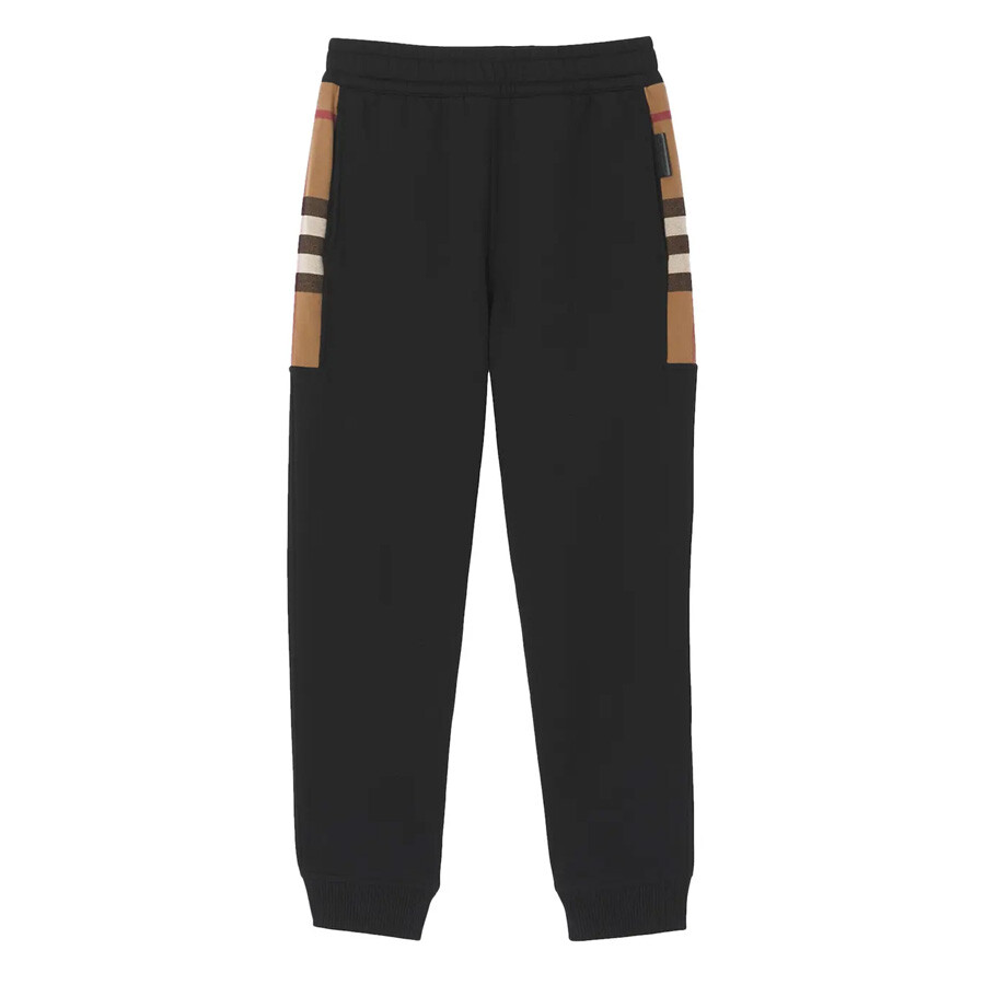 【美品】BURBERRY ストレートデニム カフ付き Burberry Stephan Check-Pattern Track Pants, Size X-Large