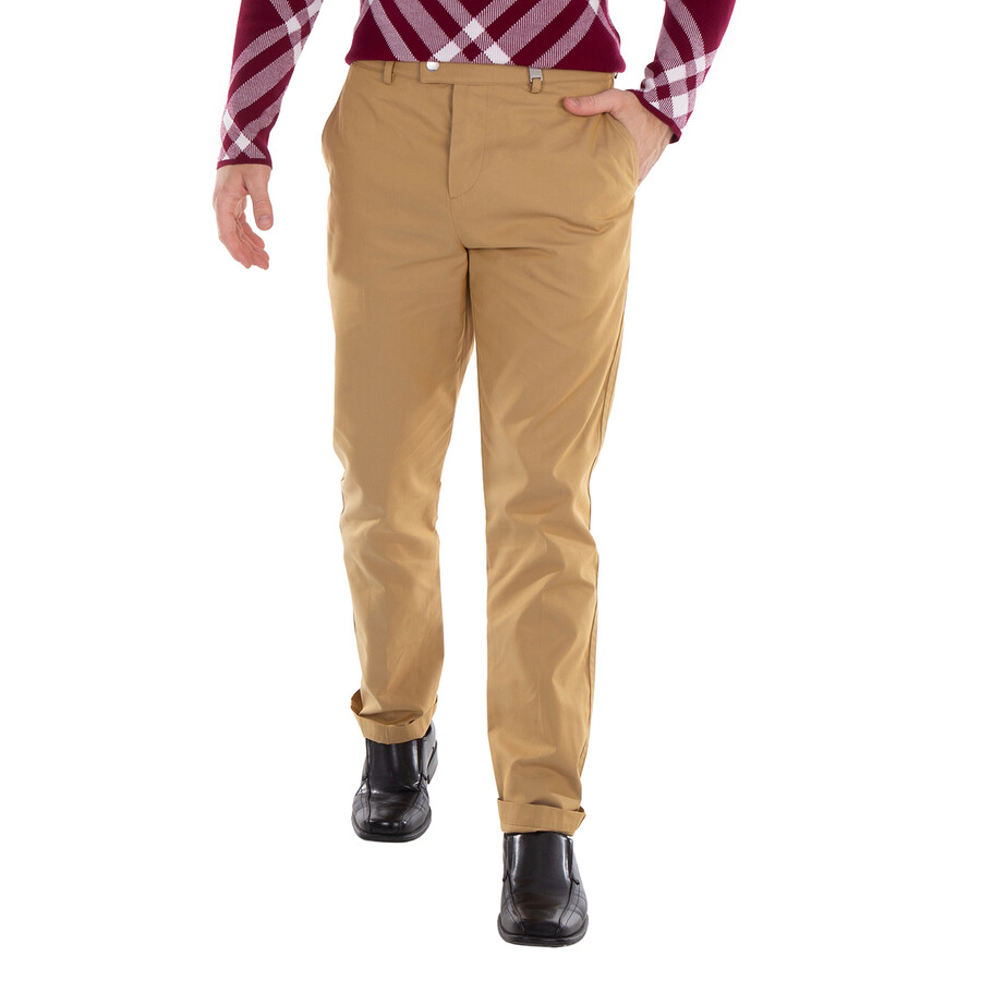 Straight-Leg Cotton Trousers