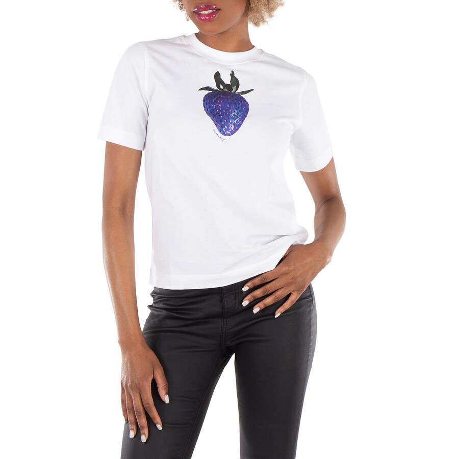 Tシャツ・カットソー [LANG&LU] STRAWBERRY T-Shirts : White 00000000_zi_f1b220a4-2ab5-4719