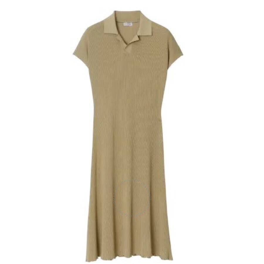 Burberry Stretch Design Polo Collar Dress