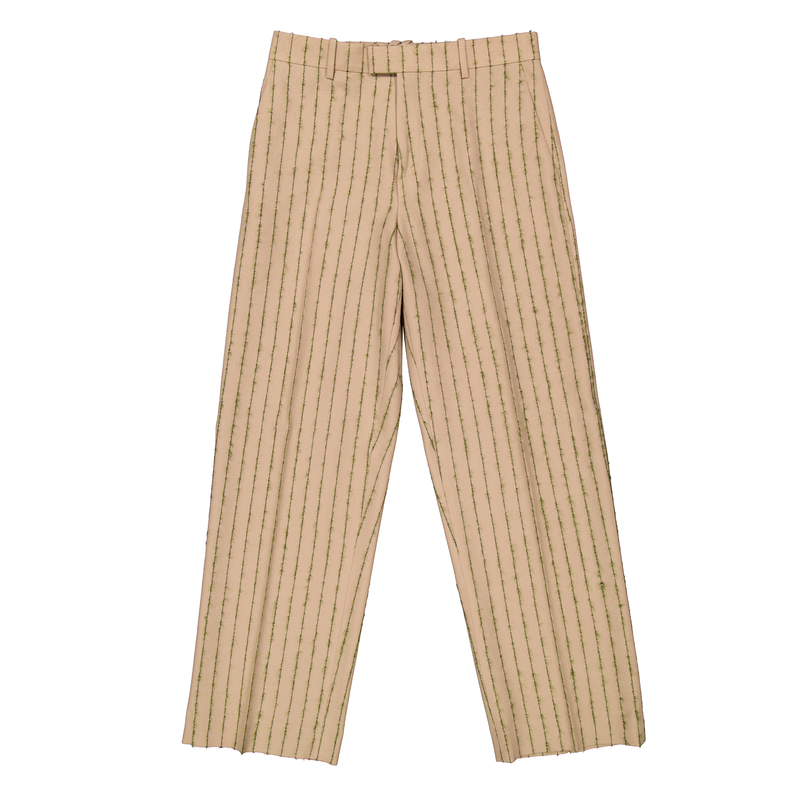 Burberry Striped Wool-Mohair Tailored Trousers, Brand Size 48 Burberry Striped Wool-Mohair Tailored Trousers, Brand Size 48