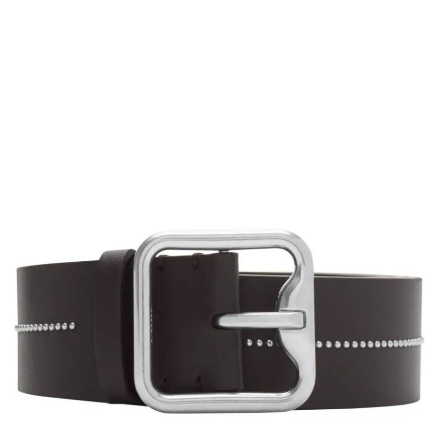 Burberry Studded 35 Leather Belt, Size 110 8103310 - Jomashop