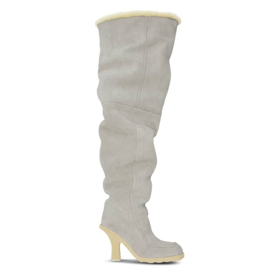 Burberry Suede-shearling Highland Boots 90