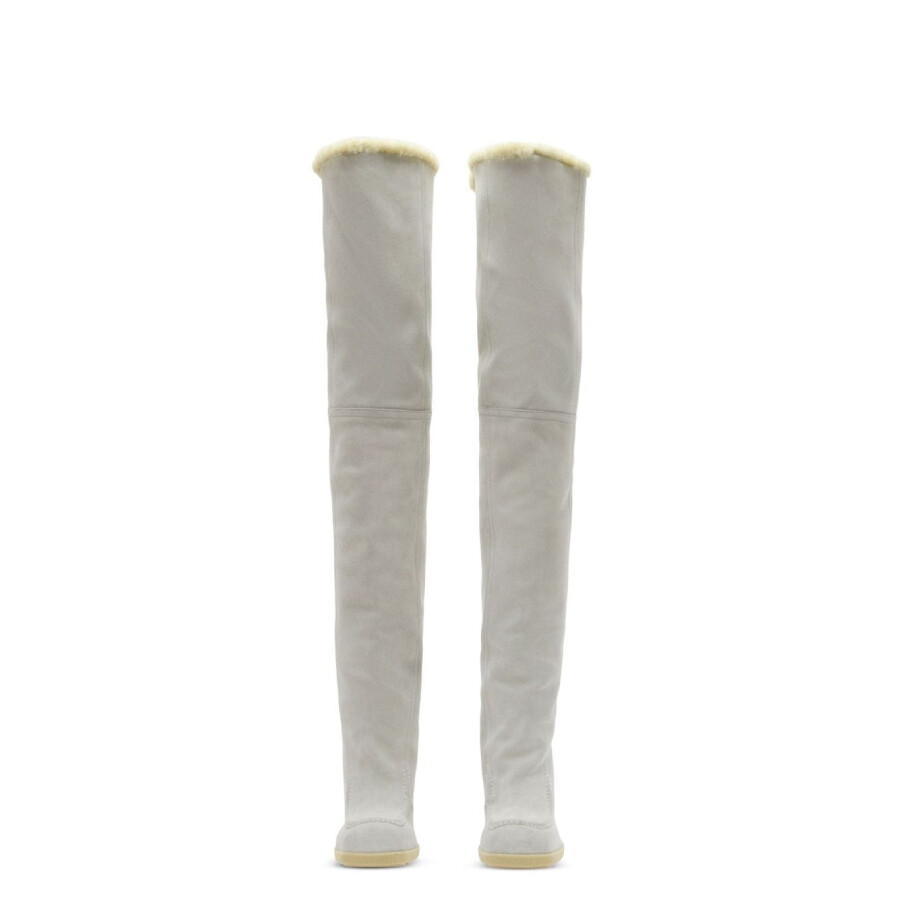 Burberry Suede-shearling Highland Boots 90