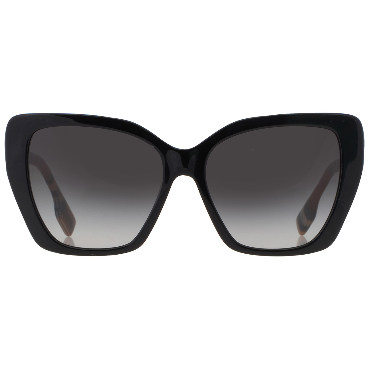 Burberry BE4366 40418G Tamsin Sunglasses Black Cat Eye Frame, Grey Lenses New BURBERRY BE4366 40418G Black/Gradient Grey 55-16-140  main image 4