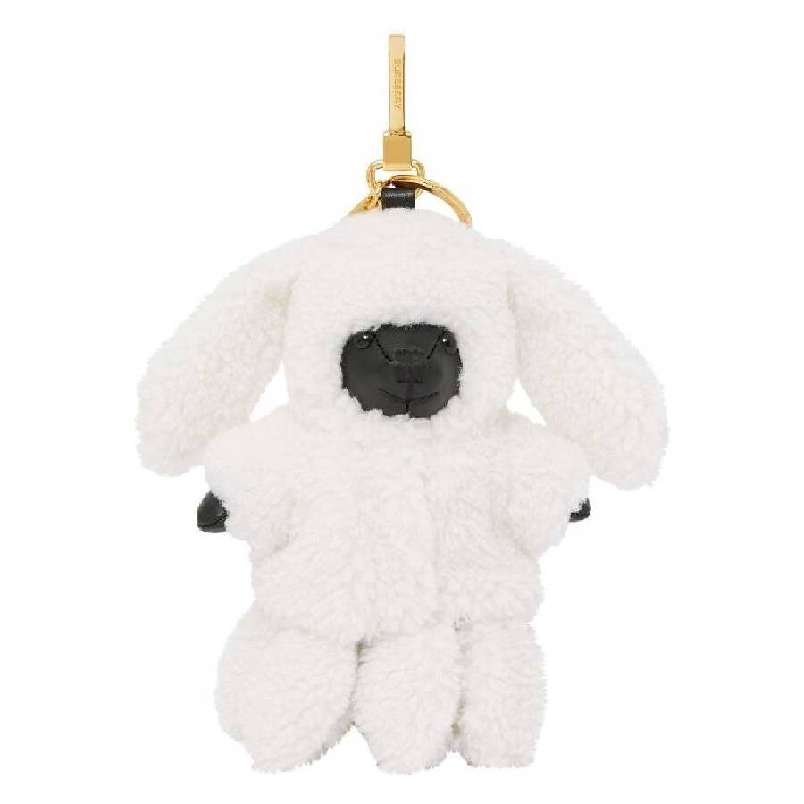 Burberry Thomas Rabbit Bear Charm In Black