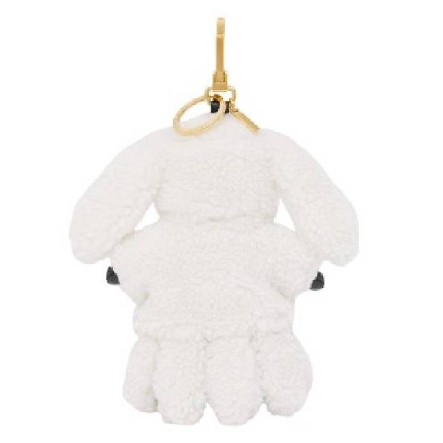 Burberry Thomas Rabbit Bear Charm In Black