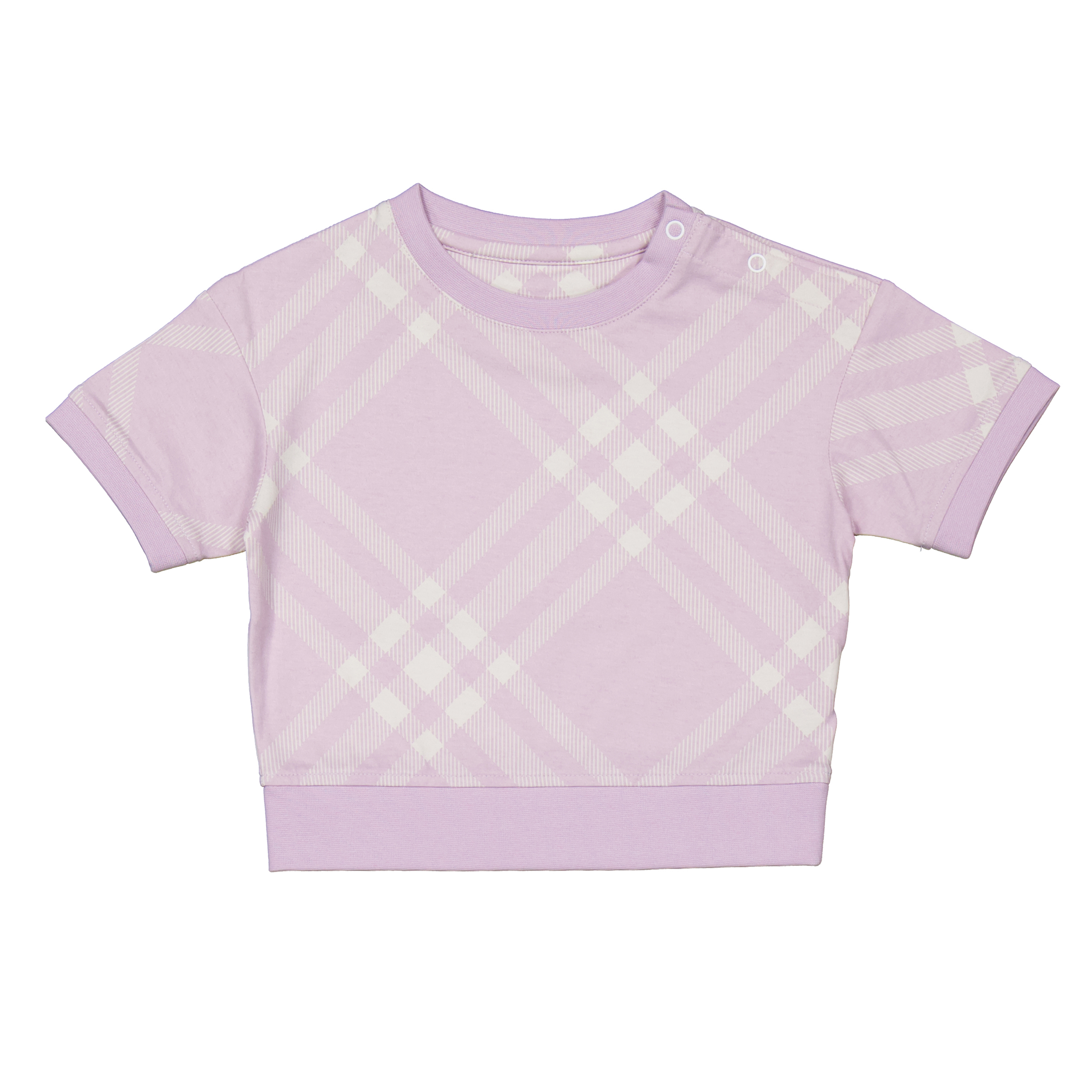 Burberry Toddler Check Print Cotton Jersey T-Shirt, Size 18M