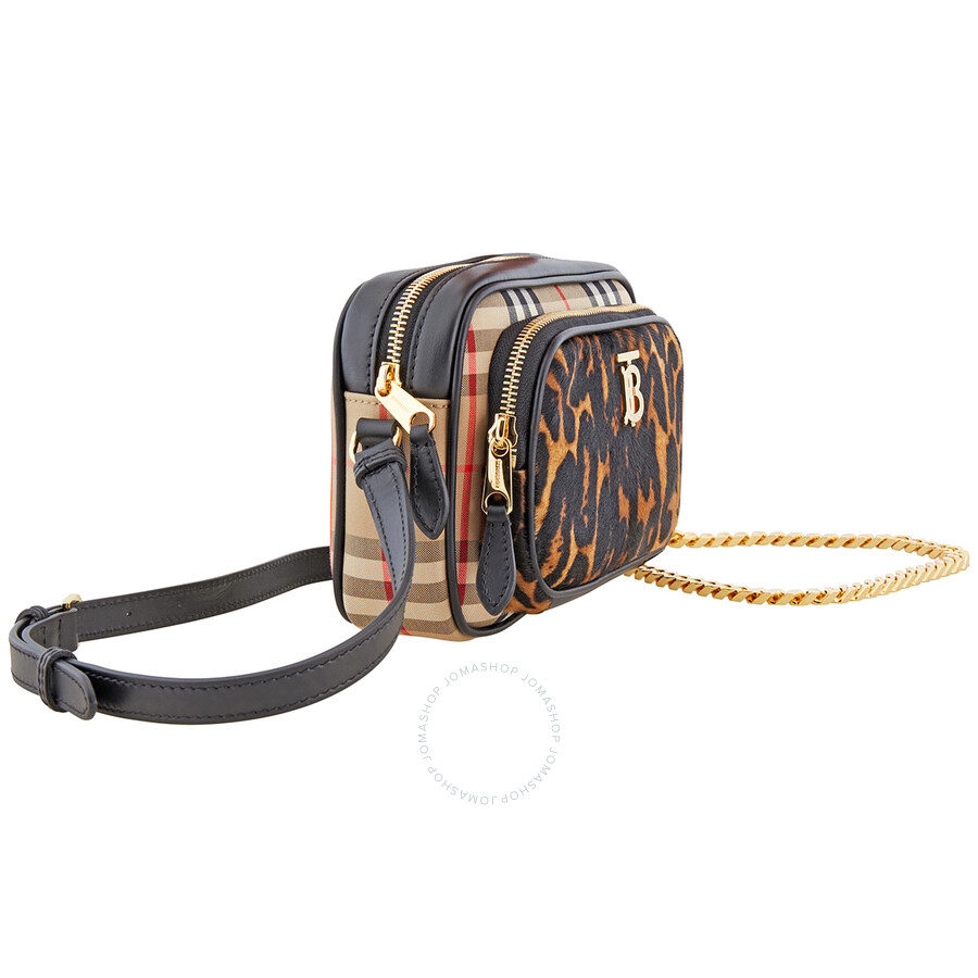 coach leopard camera bag