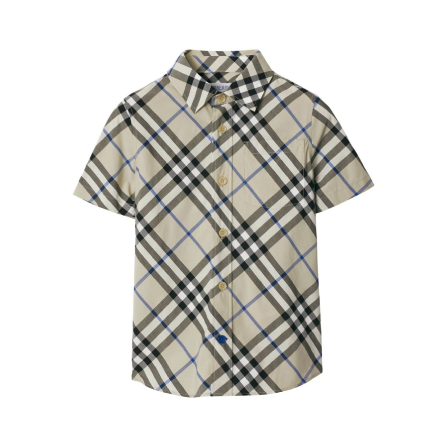 Burberry Kids Vintage Check Cotton Shirt, Size 14Y 8092502