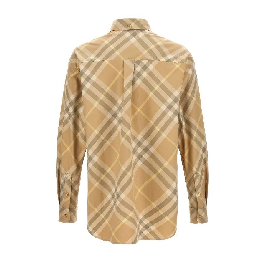 Vintage Check Pattern Cotton Shirt