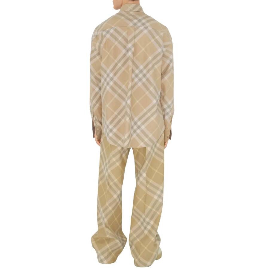 Vintage Check Pattern Cotton Shirt