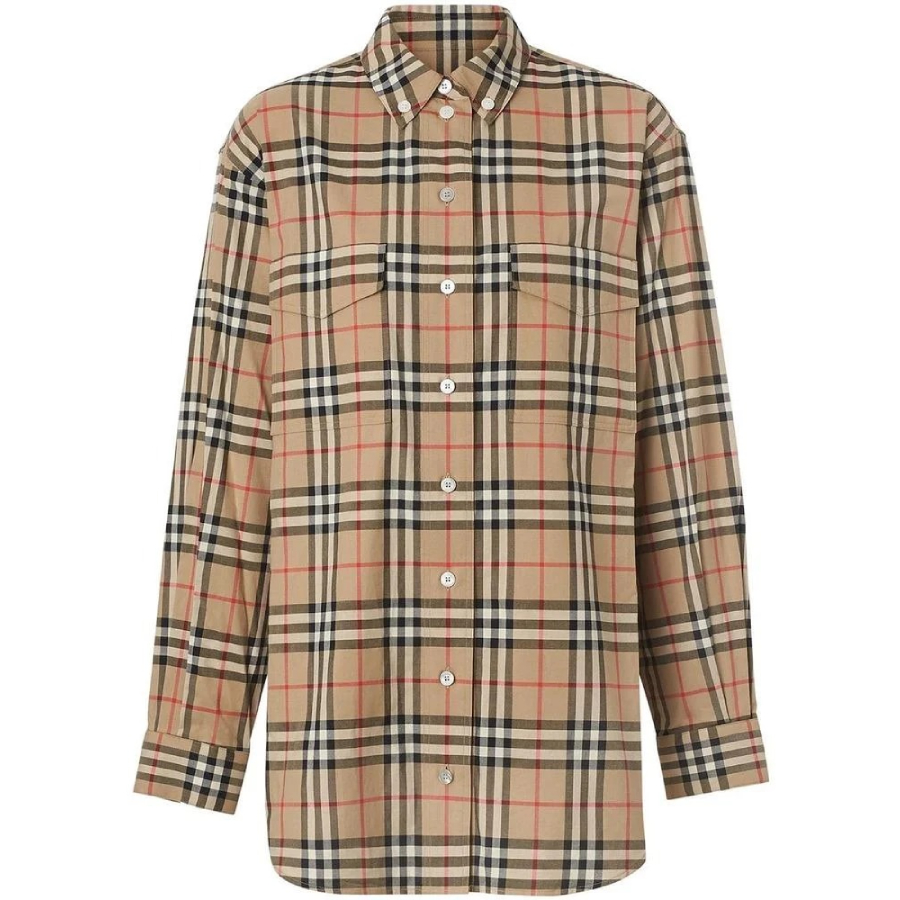 Burberry Vintage Check Pattern Shirt, Brand Size 10 (US Size 8) 8009037 ...