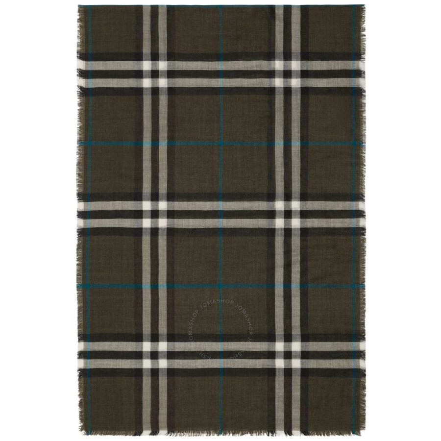 Burberry Vintage Check Printed Frayed-edge Scarf