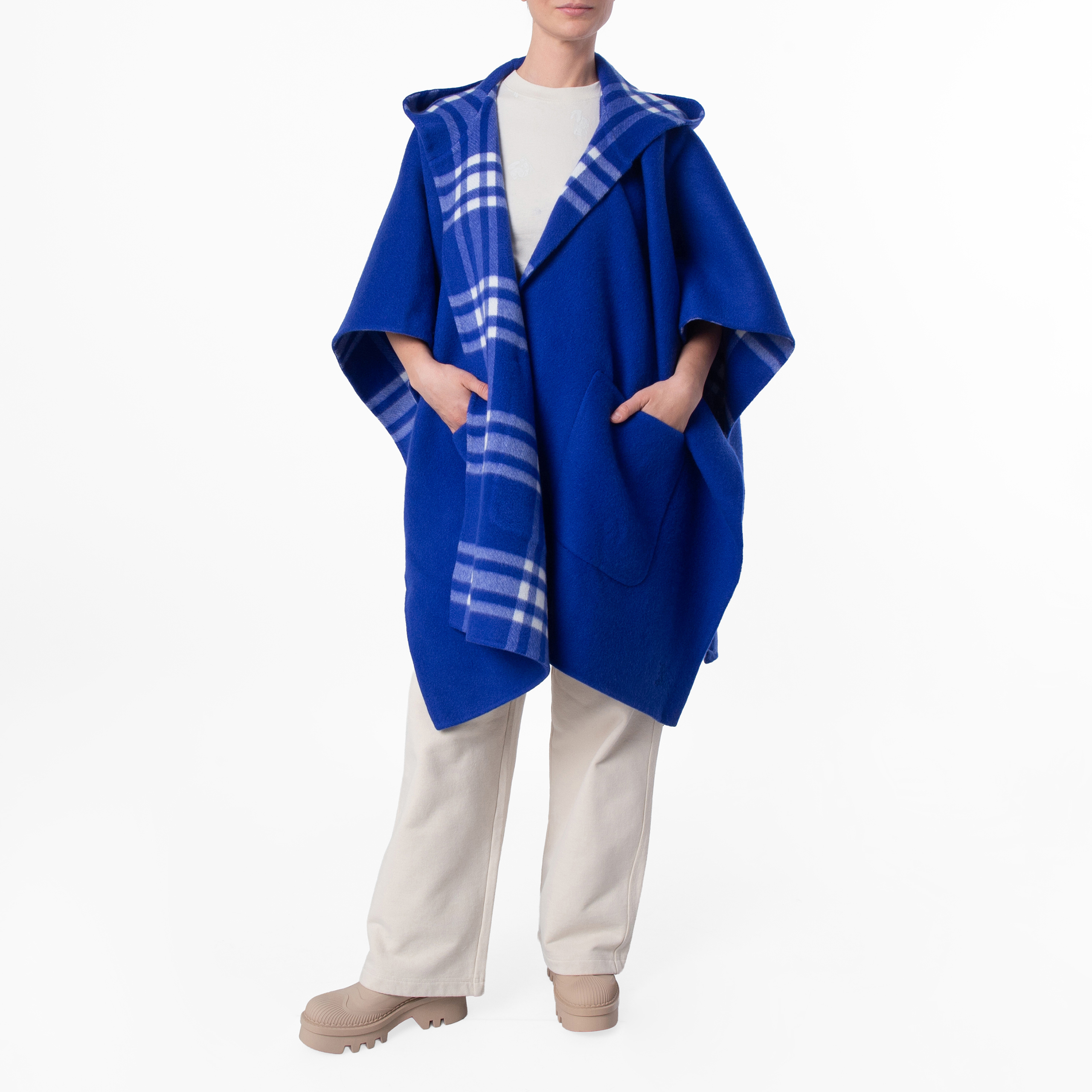 Burberry Vintage Check Reversible Cashmere Cape 8085957