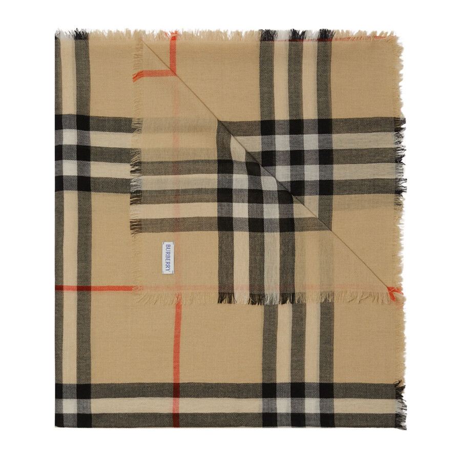 Burberry Vintage Check Wool Scarf
