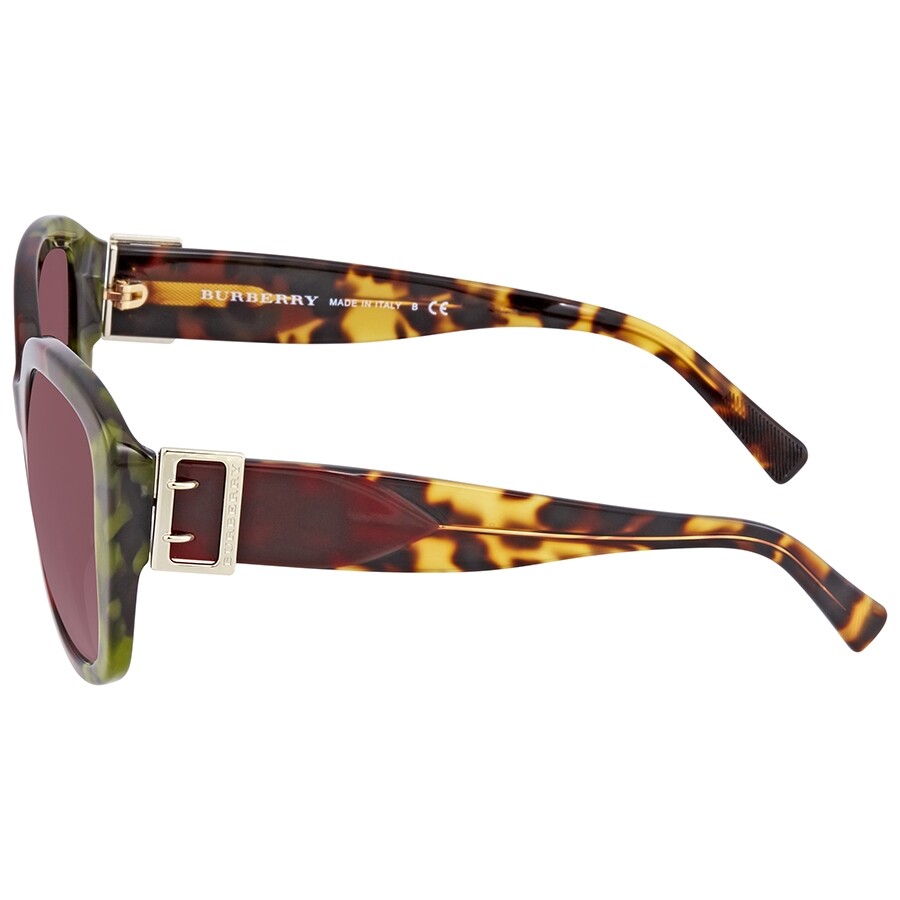 Burberry Violet Gradient Square Ladies Sunglasses BE4248F36388H57 Burberry Sunglasses