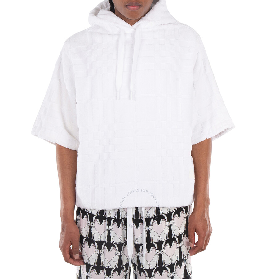 その他 Burberry 8071091 Burberry Checkered short-sleeved Shirt | Neutrals | FARFETCH