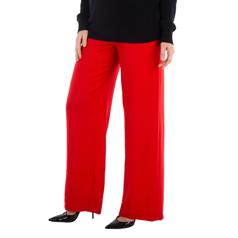 Wide-Leg Tailored TB Trousers
