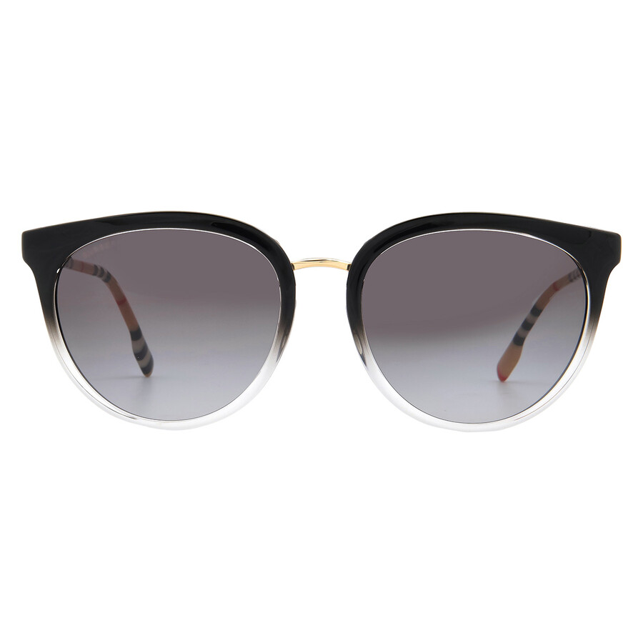 Burberry Willow Grey Gradient Round Ladies Sunglasses Be4316f 39188g 57 In Multi