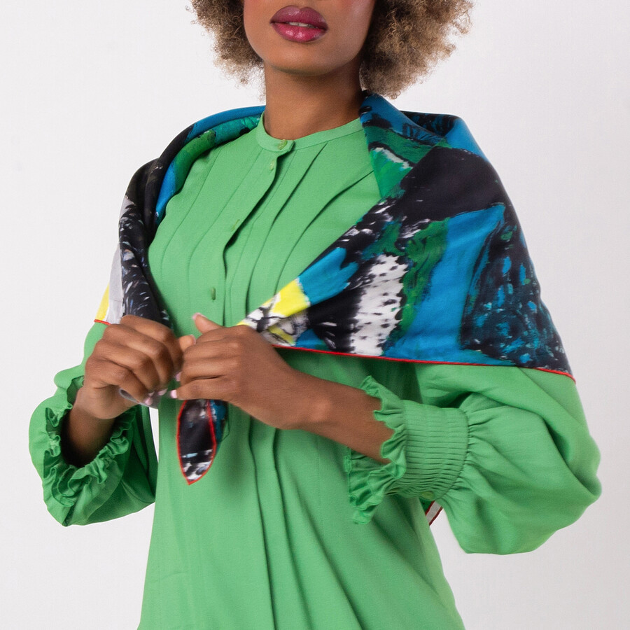 Wldflower Vista Silk Scarf