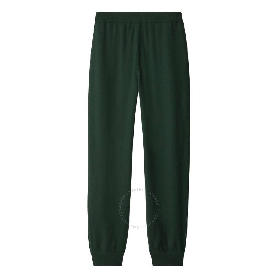 Burberry Wool Jogging Pants In Green