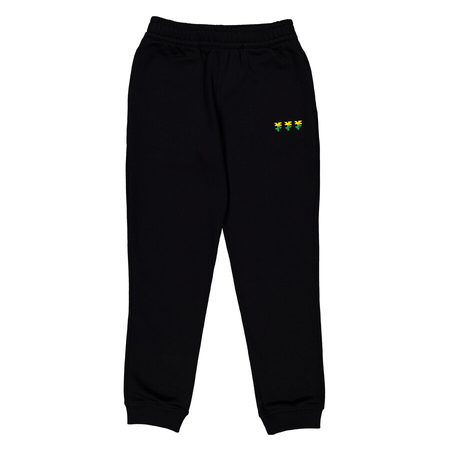 x Minecraft Embroidered Floral Cotton Jogging Pants